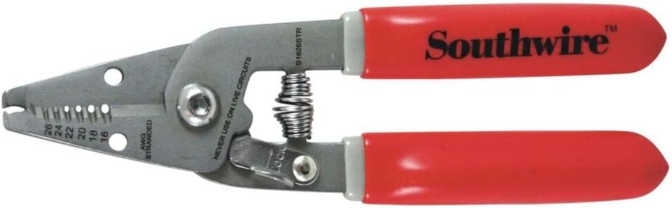 Southwire - 58278240 Tools & Equipment S1626STR Compact Solid and Stranded Wire Stripping Tool