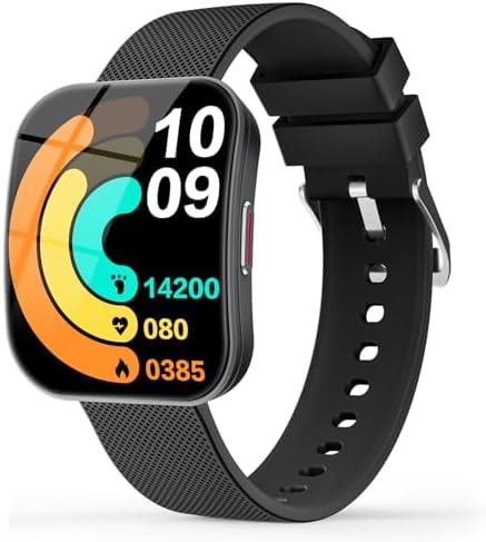 MFVLP Smart Watch for Women, 1.85" HD Fitness Tracker Black