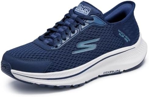 Skechers Women's Hands Free Slip-Ins Go Run Consistent 2.0 Endure Sneaker, Navy/Blue, 6.5