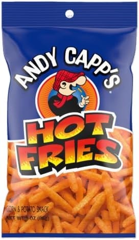 Andy Capp's Hot Fries, 3 oz, 7 Pack