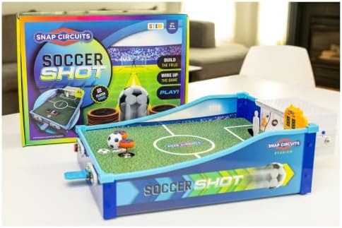 SNAP CIRCUITS Soccer Shot | Soccer Game | 2-Player Game | Tabletop Game | STEM Toy | 7+ Years
