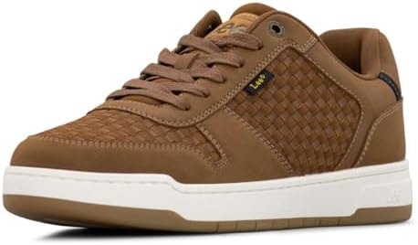 Lee Men's Specter Retro Court Fashion Sneaker, Cognac, 10 M