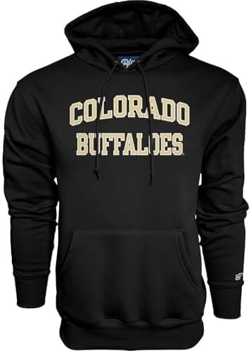 Blue 84 Men's Colorado Buffaloes Hoodie Arched Team Color, Team Color, XX-Large