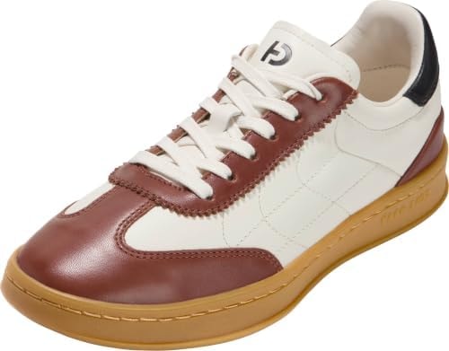 Cole Haan Women's Grandprø Breakaway Sneakers, Ivory/Dark Cuoio/Black/Ivory, 5-C US