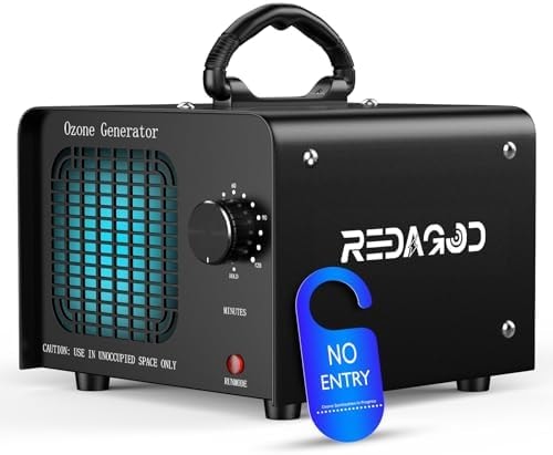 Redagod Ozone Generator, Ozone Machine, 4000 sq ft, 120-Min Timer, Black