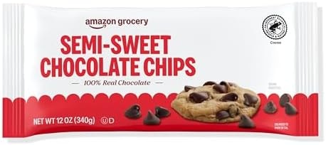 Amazon Grocery, Semi-Sweet Chocolate Chips, 12 Oz (Previously Amazon Fresh, Packaging May Vary)