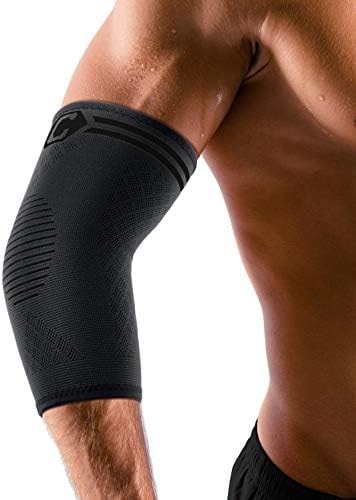 CAMBIVO 2 Pack Elbow Brace Compression Sleeve, Tennis & Golfer's Elbow
