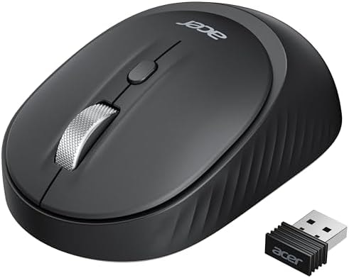 Acer Bluetooth Wireless Mouse for Laptop, Computer Mouse for Small Hands