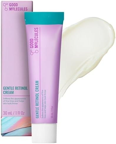 Good Molecules Gentle Retinol Cream, Retinol Night Cream for Face, 1 fl oz