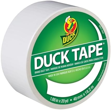 Duck 1265015 1.88" x 20 yd Winking Tape, Single Roll, White