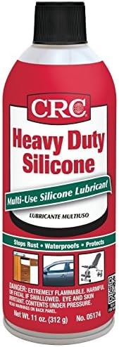 CRC Heavy Duty Silicone Lubricant, 11 Wt Oz, Clear Colorless Liquid