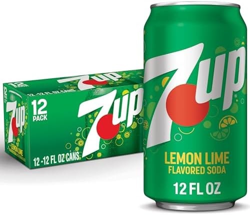 7UP Lemon Lime Soda, 12 fl oz cans, 12 pack