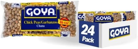 Goya Foods Chick Peas, Garbanzo Beans, Dry, 16 Ounce (Pack of 24)