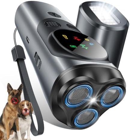 KailSwift Dog Bark Deterrent Device, 3X Ultrasonic Anti Barking for Dogs