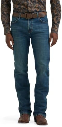Wrangler Men's Retro Slim Fit Boot Cut Jean, Dutton, 38W x 32L