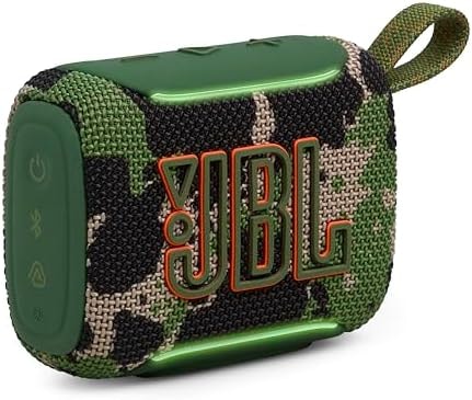 JBL Go 5 Portable Bluetooth Speaker, Waterproof and Dustproof - Squad