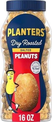 PLANTERS Salted Peanuts, Party Snacks, 16 Oz (1 Ct)