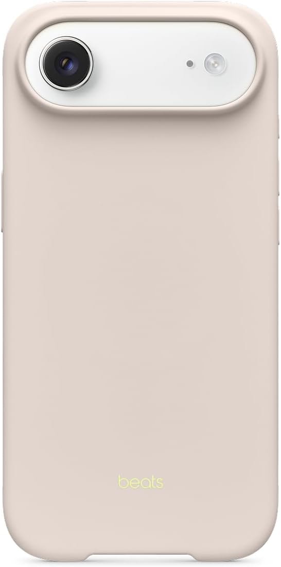 Beats iPhone Air Case with MagSafe & Camera Control, Matte Finish, Microfiber Lining – Lime Stone