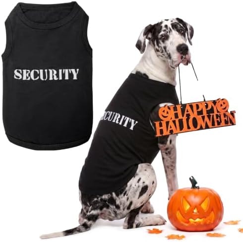 Parisian Pet Dog Halloween Costume - Security Halloween Shirt for Dogs
