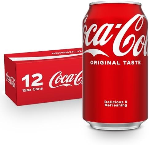 Coca-Cola Soda Soft Drink Fridge Pack Cans, 12 fl oz, 12 Pack