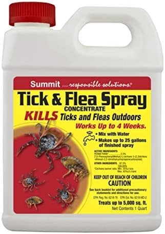 Summit...reponsible Solutions. TICK & FLEA Spray - Concentrate - Quart, Natural