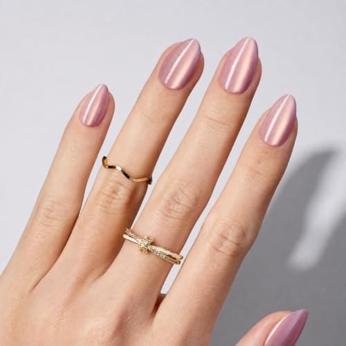 Beetles Cat Eye Press On Nails Glossy Short Almond Press on Nails Kit