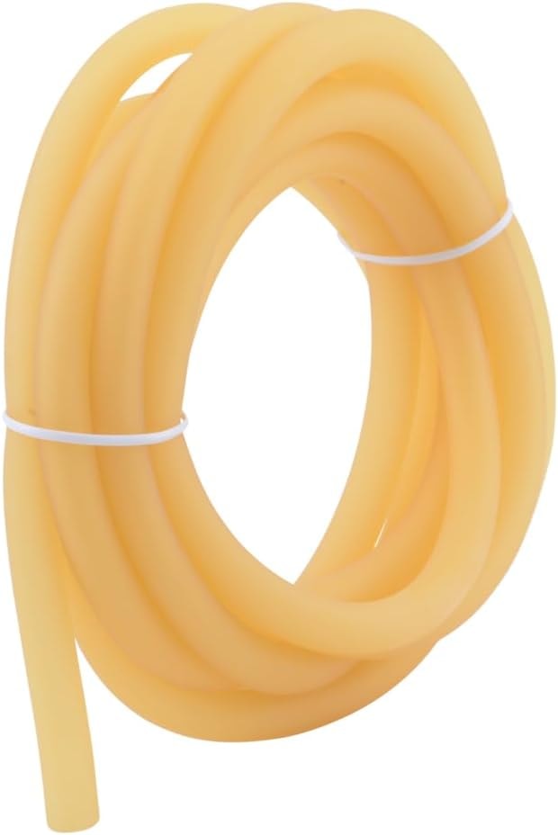 EZ-FLO 1/4 Inch ID (3/8 Inch OD) Yellow Latex Tubing, 10 Foot Length, 98598