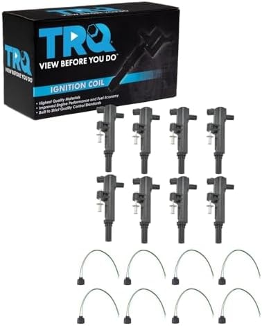 TRQ Ignition Coil Set 16 Piece with Wire Harnesses