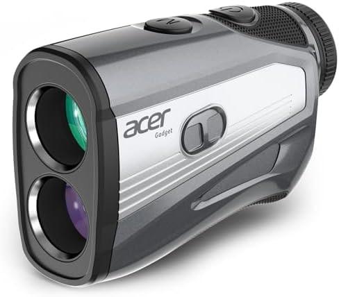 Acer Golf Rangefinder with Slope - 1700 Yards Laser Range Finder for Hunting, 6X Magnification Rangefinders Golf with Flag Pole Locking Vibration, Rechargeable Magnetic Golfing Gift for Men