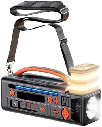 Portable Power Station 300W, 296Wh Battery Generator, Pure Sine Wave