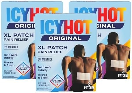 Icy Hot Medicated Patch XL, Extra Strength Pain Relief Patch, 3-Count