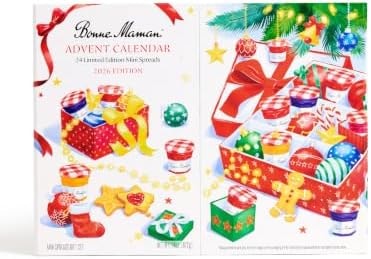 Bonne Maman 2026 Limited Run Edition Advent Calendar, 24 Mini Spreads
