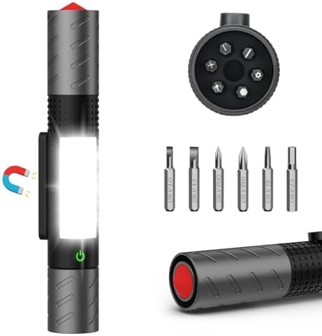 Spriak Bright LED Flashlight Rechargeable for Car, Camping & Emergency Use