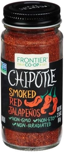 Frontier Co-op Ground Chipotle Pepper, Chipotle Powder Seasoning | 2.15 Ounce (Pack of 1)