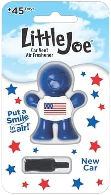 Little Joe Car Air Freshener Vent Clip, USA, New Car, 96419