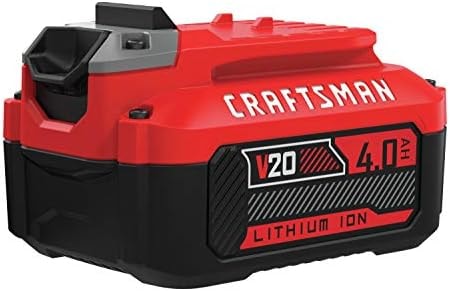 CRAFTSMAN V20 Lithium Ion Battery, 4.0-Amp Hour (CMCB204)