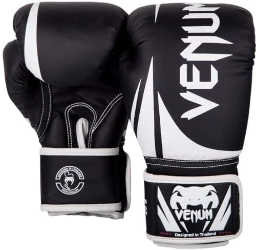 Venum Challenger 2.0 Boxing Gloves - for Kids - Black/Black, 6 oz