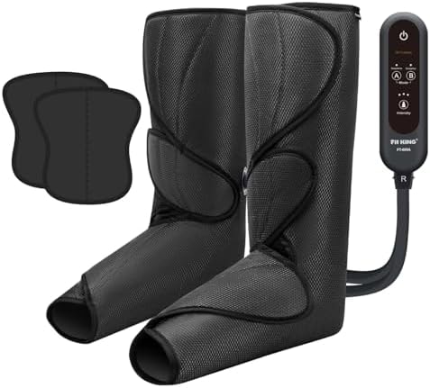 FIT KING Leg Compression Massager for Circulation and Pain Edema Relief FSA