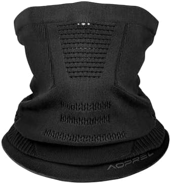 AOPREL Winter Neck Gaiter Breathable Neck Warmer Windproof Half-Face Mask