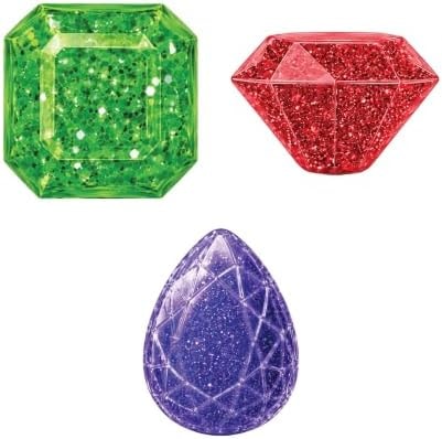 Squeeze Please Gems 3 Pack Collector Display Case Stress Relief Sensory Toy