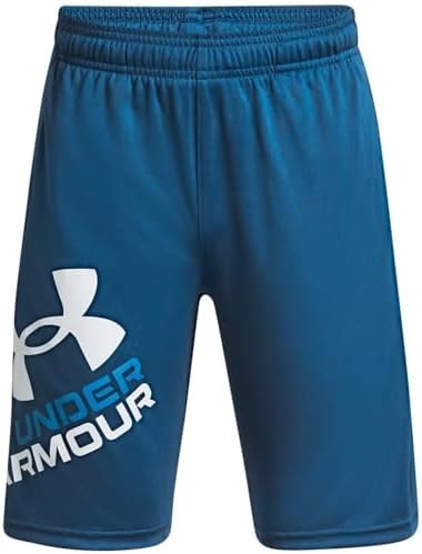 Under Armour Boys Prototype 2.0 Logo Shorts, (426) Varsity Blue / / White, X-Small