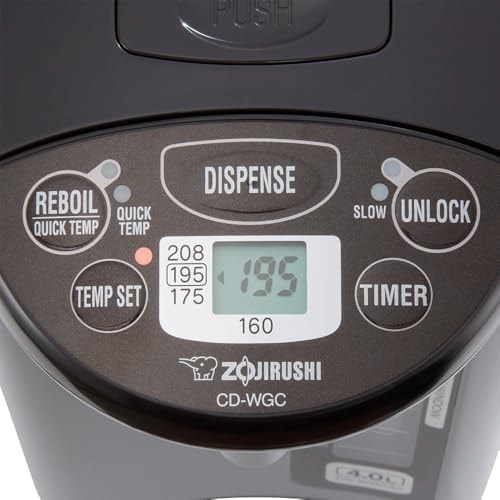 Zojirushi CD WGC40TS Micom Water Boiler and Warmer, 4.0 L, Silver