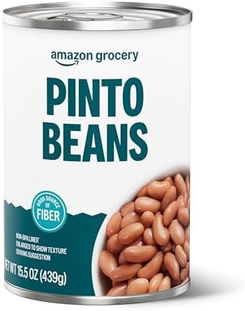 Amazon Grocery, Canned Pinto Beans, 15.5 Oz