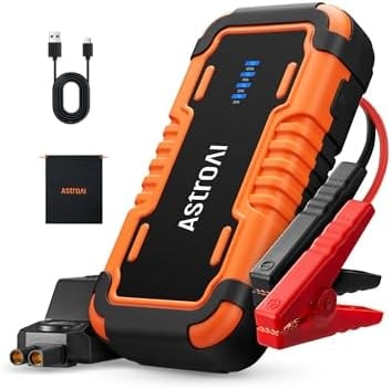AstroAI P10 12V 5000A Lithium Car Jump Starter Up to 10L Gas & 8L Diesel