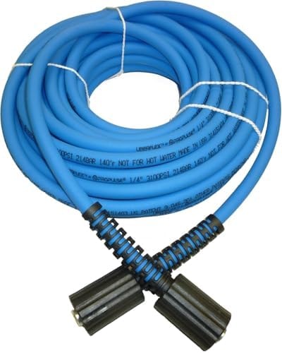 UBERFLEX™ Kink Resistant Pressure Washer Hose 1/4", 3,100 PSI with (2) 22MM - Made in USA - (50 Feet)