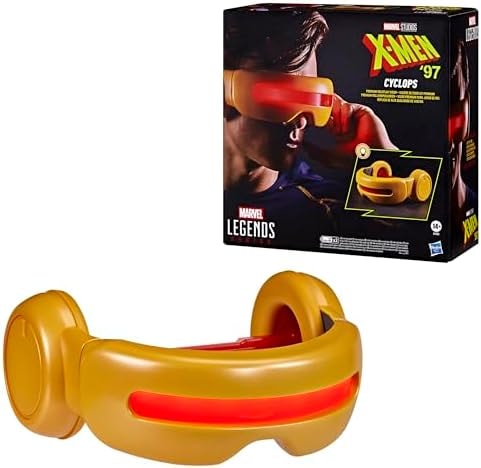 Marvel Legends Series X-Men ’97 Cyclops Premium Roleplay Visor, Animation Gear Collectibles for Adults