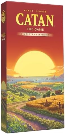 CATAN 5-6 Player Board Game Expansion (6th Edition) Strategy Game ADD-ON, Requires the CATAN Base Game (Sold Separately), Ages 10+, 5-6 Players, 90+ Minute Playtime