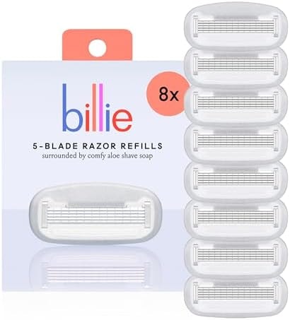 Billie Women’s Razor Refill Blades 5-Blade Cartridges - 8 count