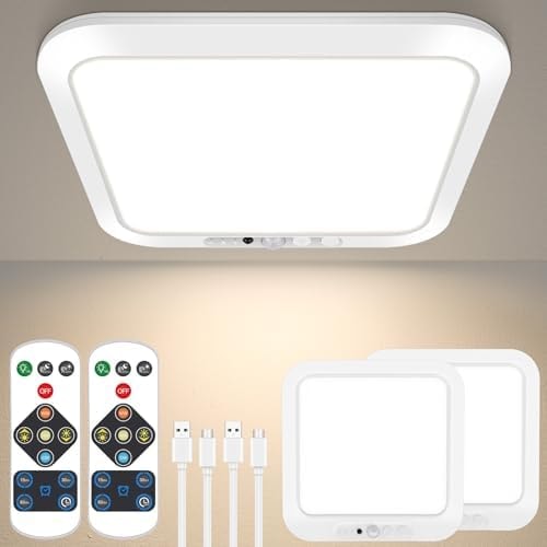 Rechargeable Motion Sensor Closet Light, Battery Operated Ceiling Light