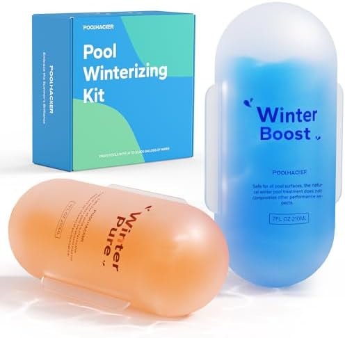 3 in 1 Winter Closing Kit - Pool Winterizing Kit for Above Ground Pool and inground Pools, Easy to Use - Up to 30,000 Gallon